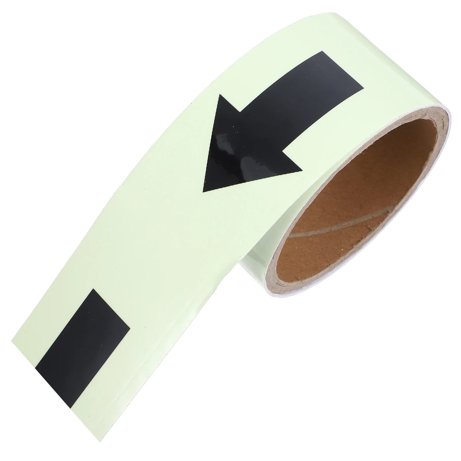 1 Roll Glow In The Dark Arrow Stickers Waterproof Reflective Floor Marking Tape For Safety Signage Indoor Outdoor Use Self