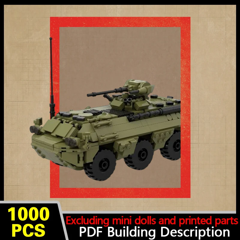 ZSL92 Infantry Fighting Vehicle Model MOC Building Bricks War Equipment Modular Technology Gifts Holiday Assemble Children Toys