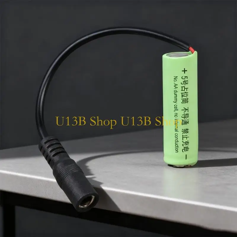 U13B 0V NonCharging 2a Battery Simulators 5.5x2.1/5.5x2.5mm For External Power Supply