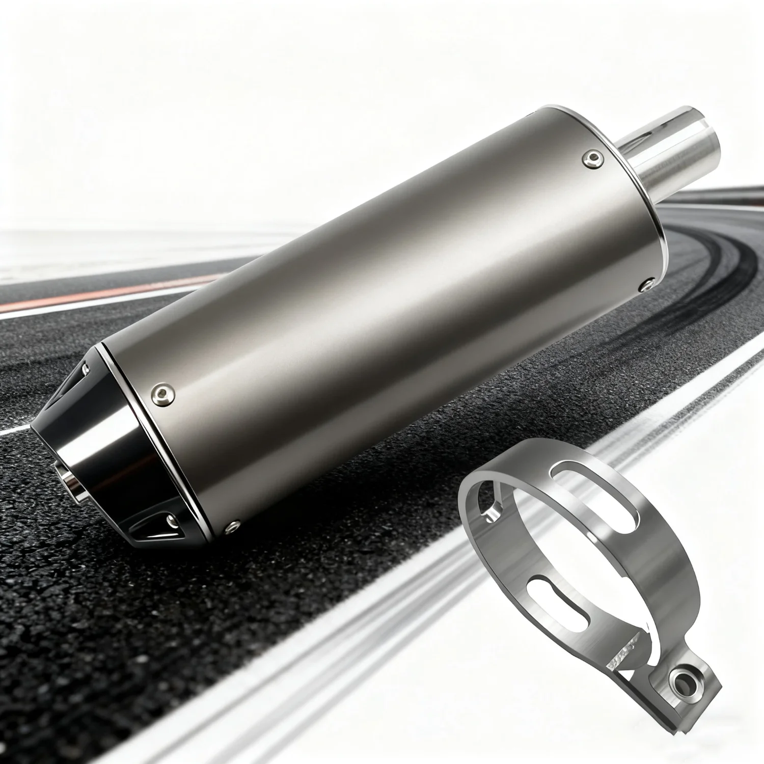 Глушитель Akrapovic с шумоподавлением, выхлоп 28 мм, титановый серый для Austin Racing Honda 125cc DB Killer Yoshimura Quad ATV Глушитель Akrapovic с шумоподавлением, выхлоп 28 мм, титановый серый для Austin Racing Honda 125cc DB Killer Yoshimura Quad ATV