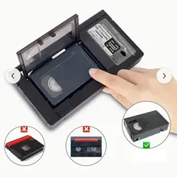VHS to Vhsc Cassette Adapter Multifunctional Portable 12 mm for Vcr Player