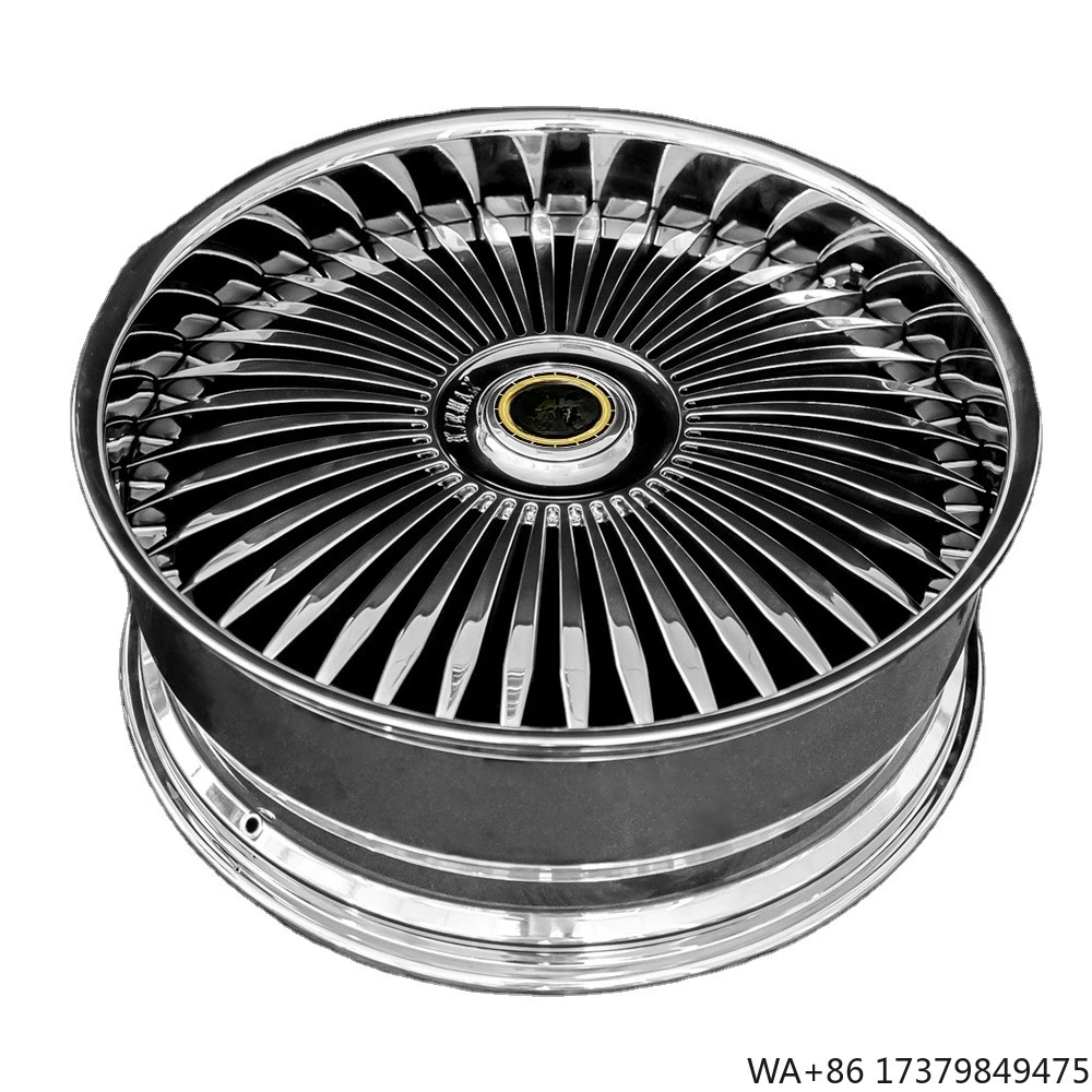 

Custom 2-Piece 5x120 5x114.3 5x112 17-26 Inch Car Wheel Hub Forged Alloy Wheels Rim for Mercedes GLE 6061-t6 Polished