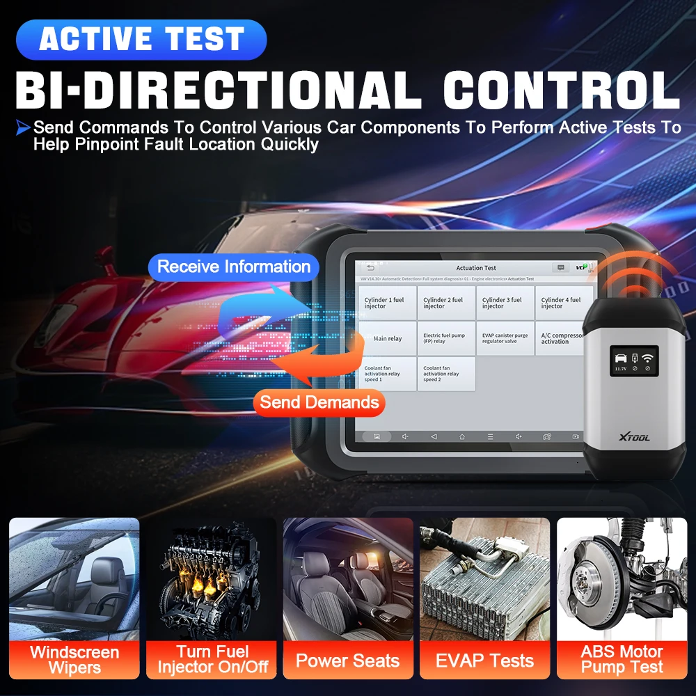 USA Warehouse Xtool D9s Pro Diagnostic Tools Car ECU Scanner Mechanical Diagnostic and Programming Machines 2026 NEW view 5