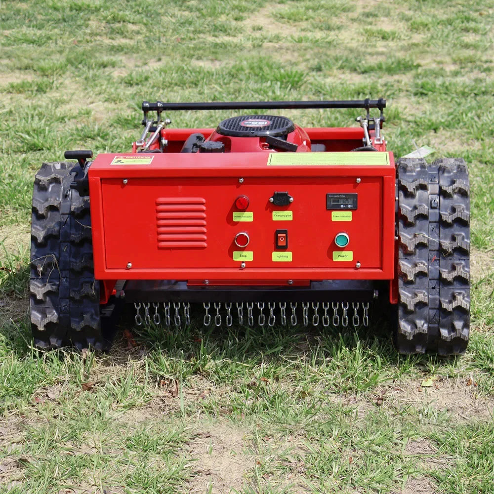 Lawn Mower Track Type Remote-controlled Agricultural Lawn Mower CE/ISO Certified Sale Garden