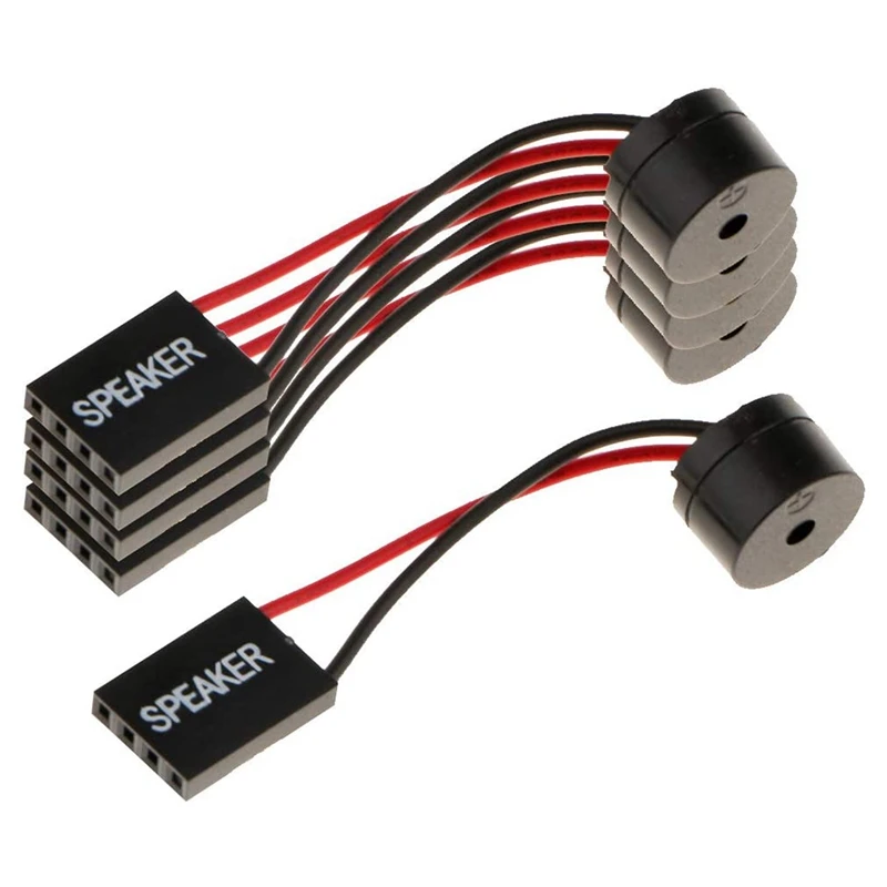 5 قطعة اللوحة الأم المتكلم الجرس جهاز كمبيوتر شخصي اللوحة الأم الداخلية صفارة الجرس لإصلاح الكمبيوتر