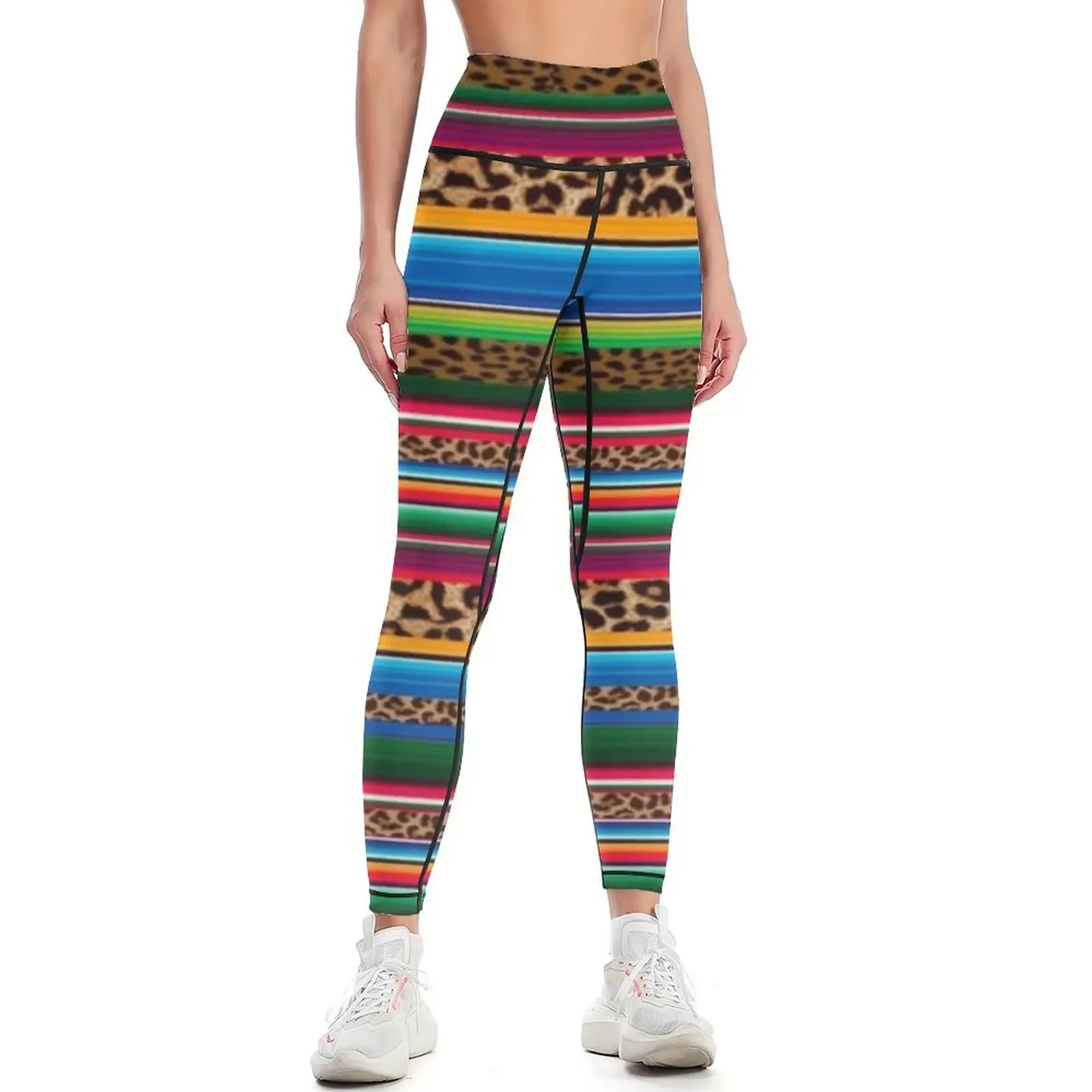 

leopard serape Leggings Women sportwear trousers sport pants Female legging pants Womens Leggings