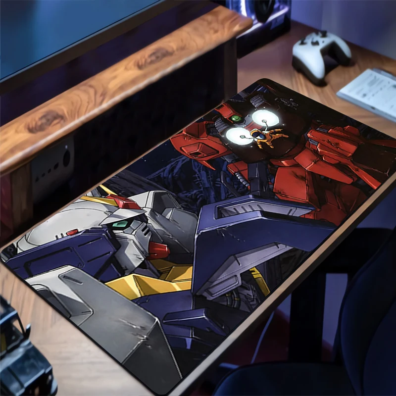 Коврик для мыши Mechanical Warrior Gundam Mk II Xxl Коврик для клавиатуры Резиновый настольный коврик Удлиненный коврик Нескользящий настольный коврик для мыши Игровой коврик для мыши