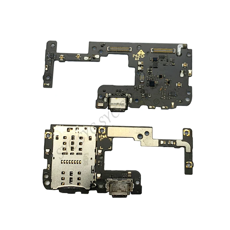 USB Charging Port Board MIC Flex Cable Connector For ZTE Axon 11 SIM Card Reader Board Repair Parts