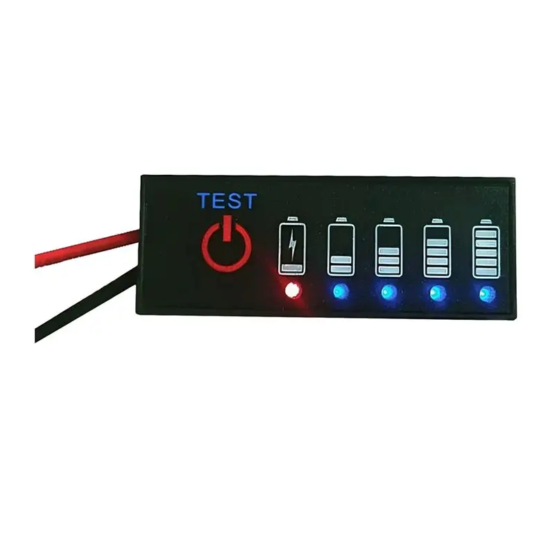 A20F-Battery Level Indicator 5 LED Indicators Intuitive Display For Lithium Battery Equipment