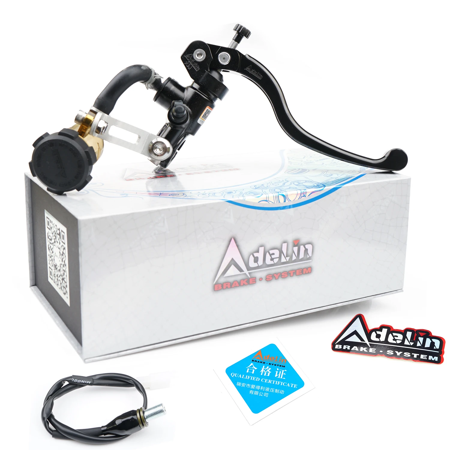 العالمي Adelin PX1 دراجة نارية شعاعي تصاعد دواسة فرامل أسطوانة رئيسية المقود دراجة نارية مضخة هيدروليكية الفرامل عتلات