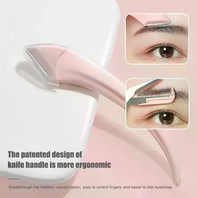All-Shape Eyebrow Trimmer Set Lightweight Scissors Precision For Salon Results