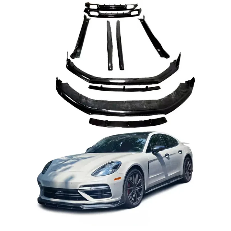 

Car Body Kit Modification for Panamera 971 Upgrade to Carbon Fiber Body Kit Front Lip Rear Diffusers Side Skirts Bodykit