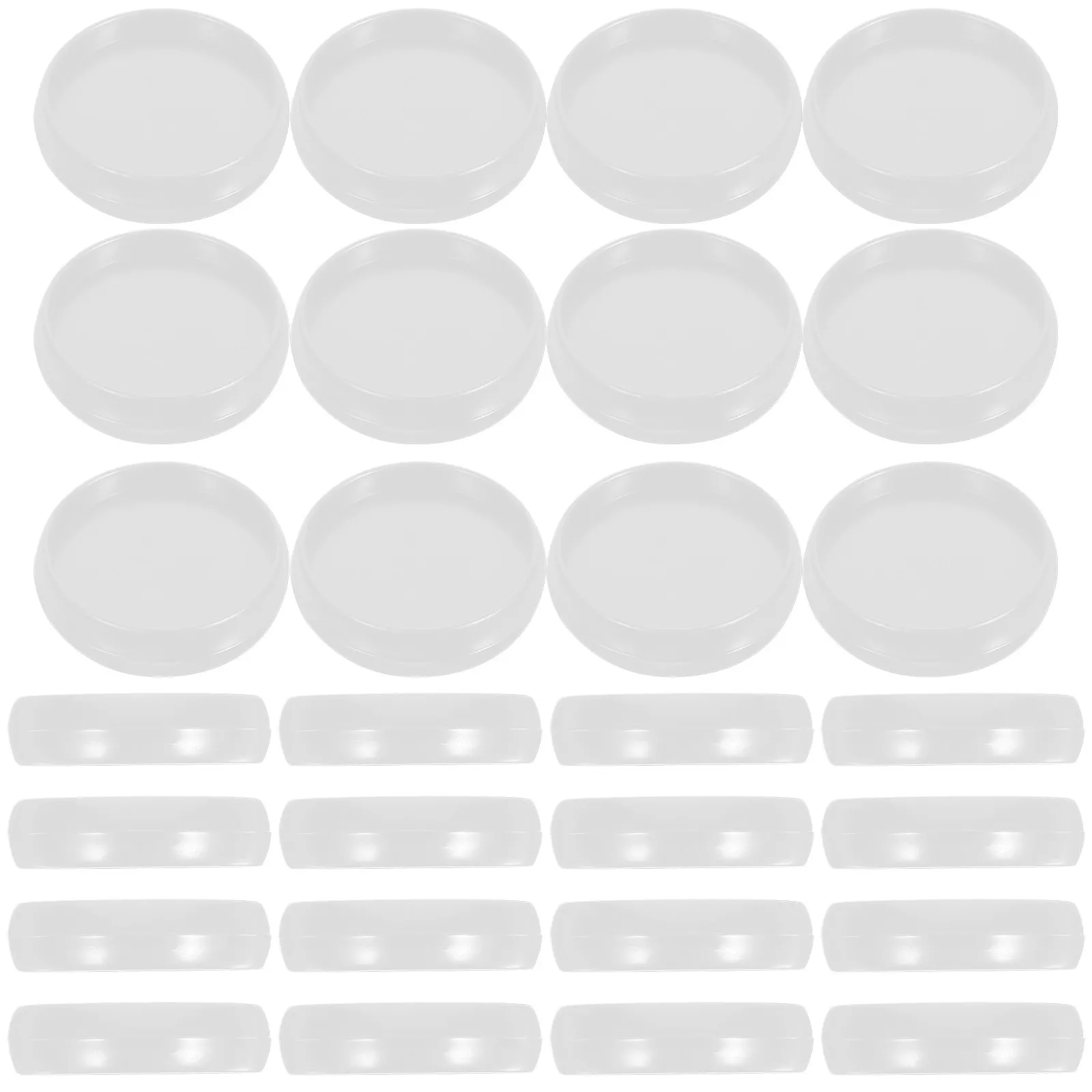 55Pcs Binder Discs Plastic Loose Leaf Binding Rings for Notebooks Planners Scrapbooks Diary Binding Tools Discbound Discs