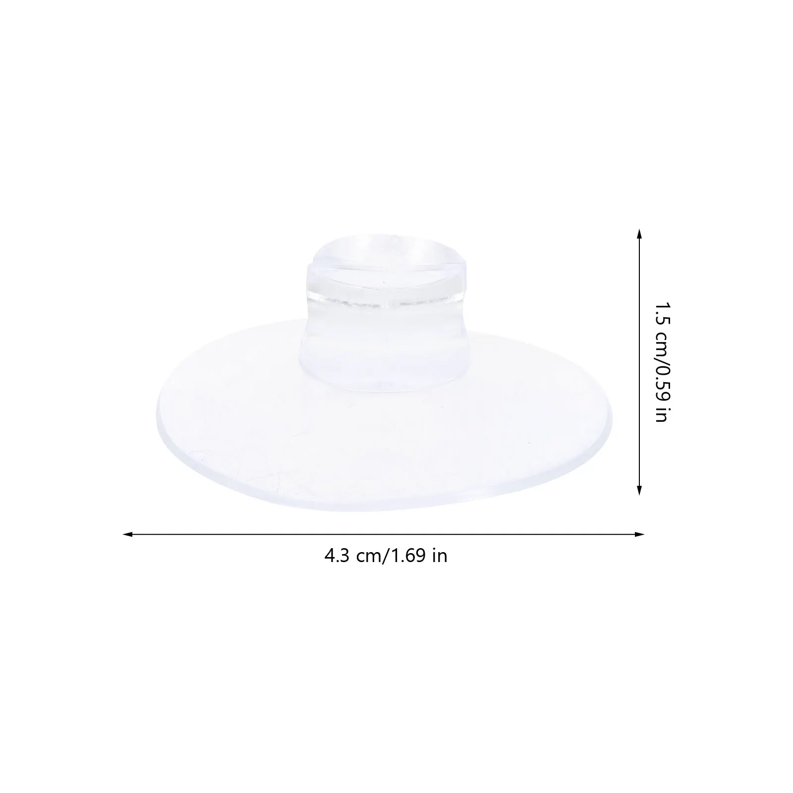 

20pcs Flat Top Suction Wire Pads Wall Cable Fixer For Fairy Lights String Organizer Slotted Suction Cup Clips Home Supply