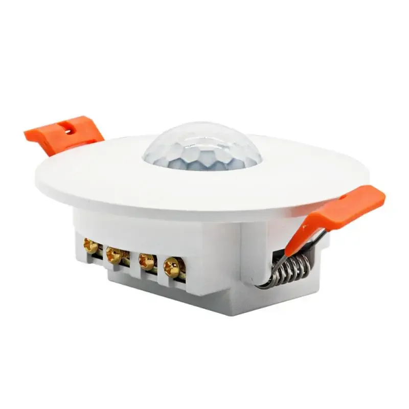 Infrarood PIR Sensor Schakelaar 110-220V Menselijk Lichaam Detector Ingebed Verborgen Trap Bewegingsdetectie Plafond Installatie