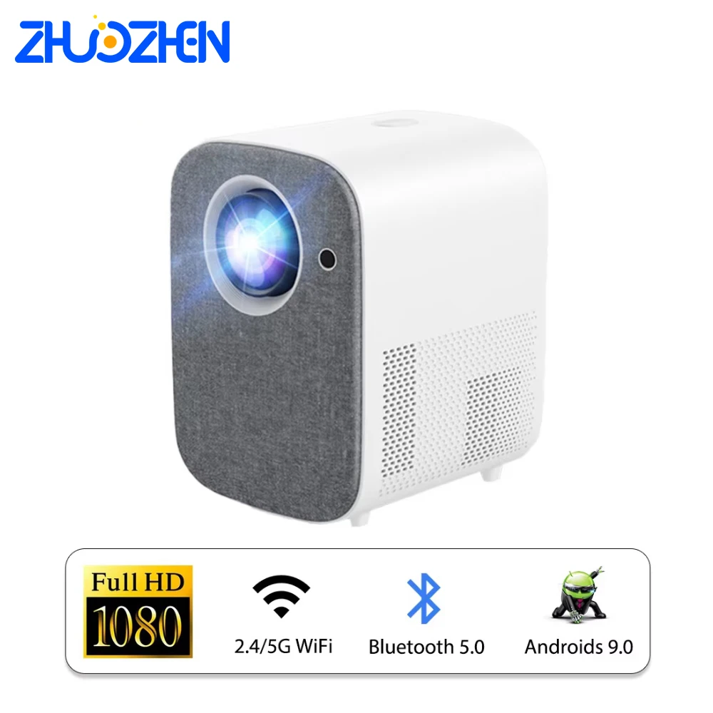 Zhuozhen L8A Full HD Projetor Led Netcom Home Theater Cinema With 6000 lumens With WI-FI Android Portable Mini Tv Inteligente