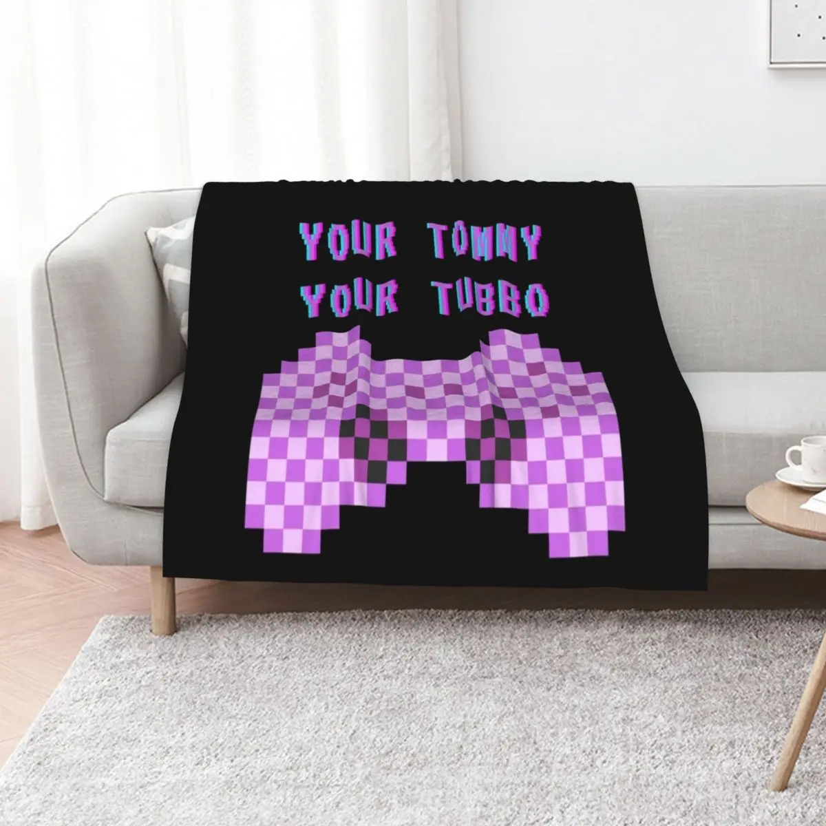 Your Tommy And Your Tubbo Joystick Throw Blanket Warm Comfortable Blanket Gift for Parents Friends