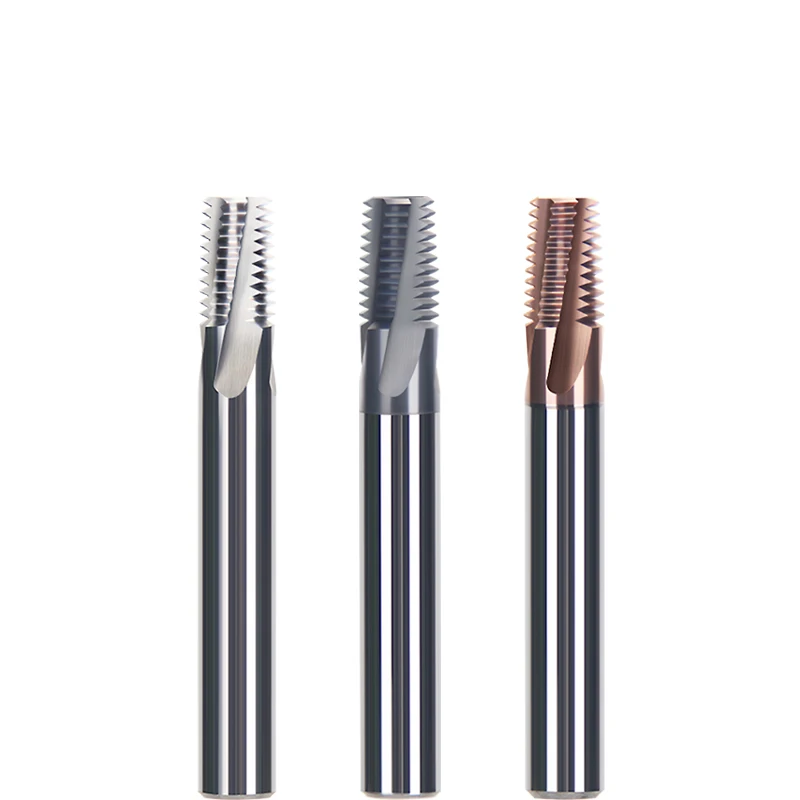 Overall Alloy Tungsten Steel Coated American Standard Tapered NPT Thread Milling Cutter NPTF Aluminum Thread Milling Cutter