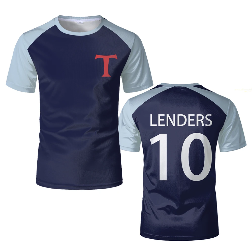 2024 New Lenders Summer Men\'s Shirts, Size 10 Shirts, Tsubasa Captain Jersey, Atton Kids\' And Adults Short Sleeve Boys T-shirts