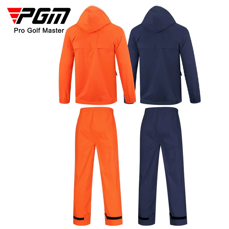 PGM   Golf Clothing Men\'s Raincoat Suit Rainstorm Prevention Full Body Suit Men\'s Raincoat Rain Pants Set