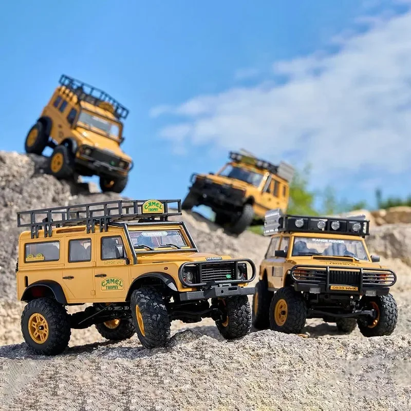 FMS 1/24 FCX24M Range Rover Camel Trophy RC Crawler Car Off Road Radio Controlled Scale Vehicle For Adult Hobby
