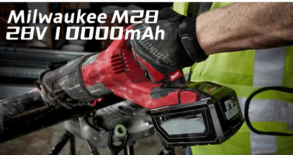 Pro Milwaukee 28V 12.0Ah M28 baterie Li-Ion Náhradní baterie pro Milwaukee 28V M28 48-11-2830 0730-20 Baterie do nářadí - náhled 3