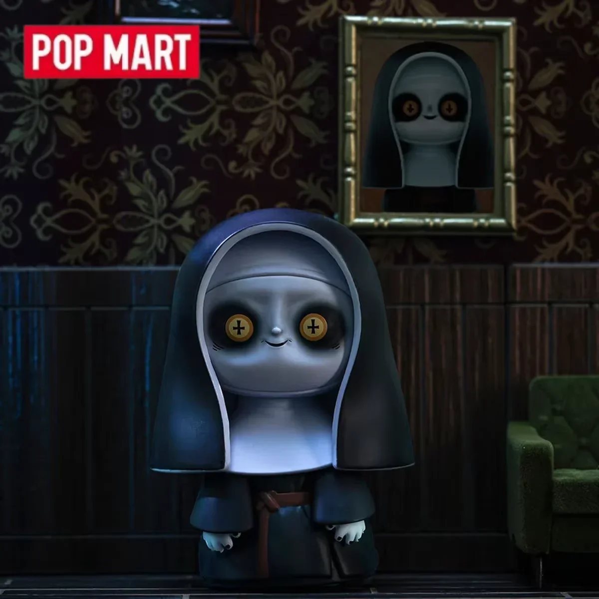 صندوق أعمى POP MART The Conjuring Universe الأصلي Unbox أنابيل وأيقونات الرعب للتجميع