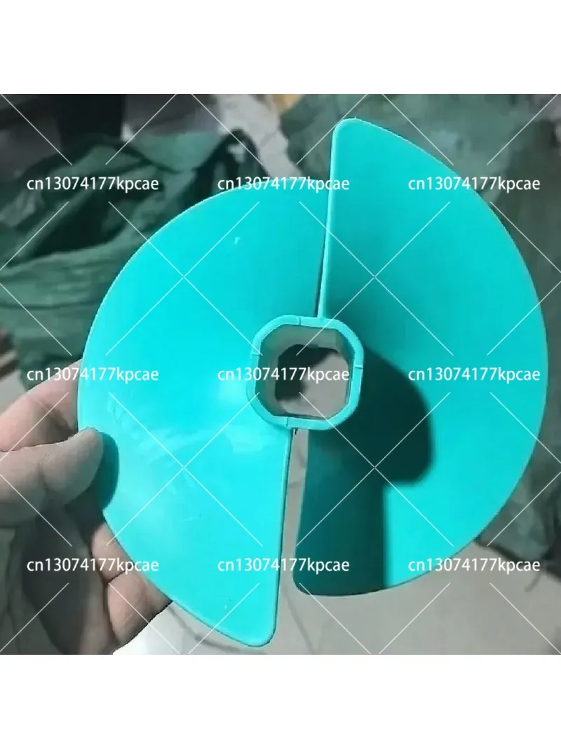 6 Inch Nylon Ice Auger Blade Kit, Drill Float & Connecting Adapter for Power Drilling Equipment