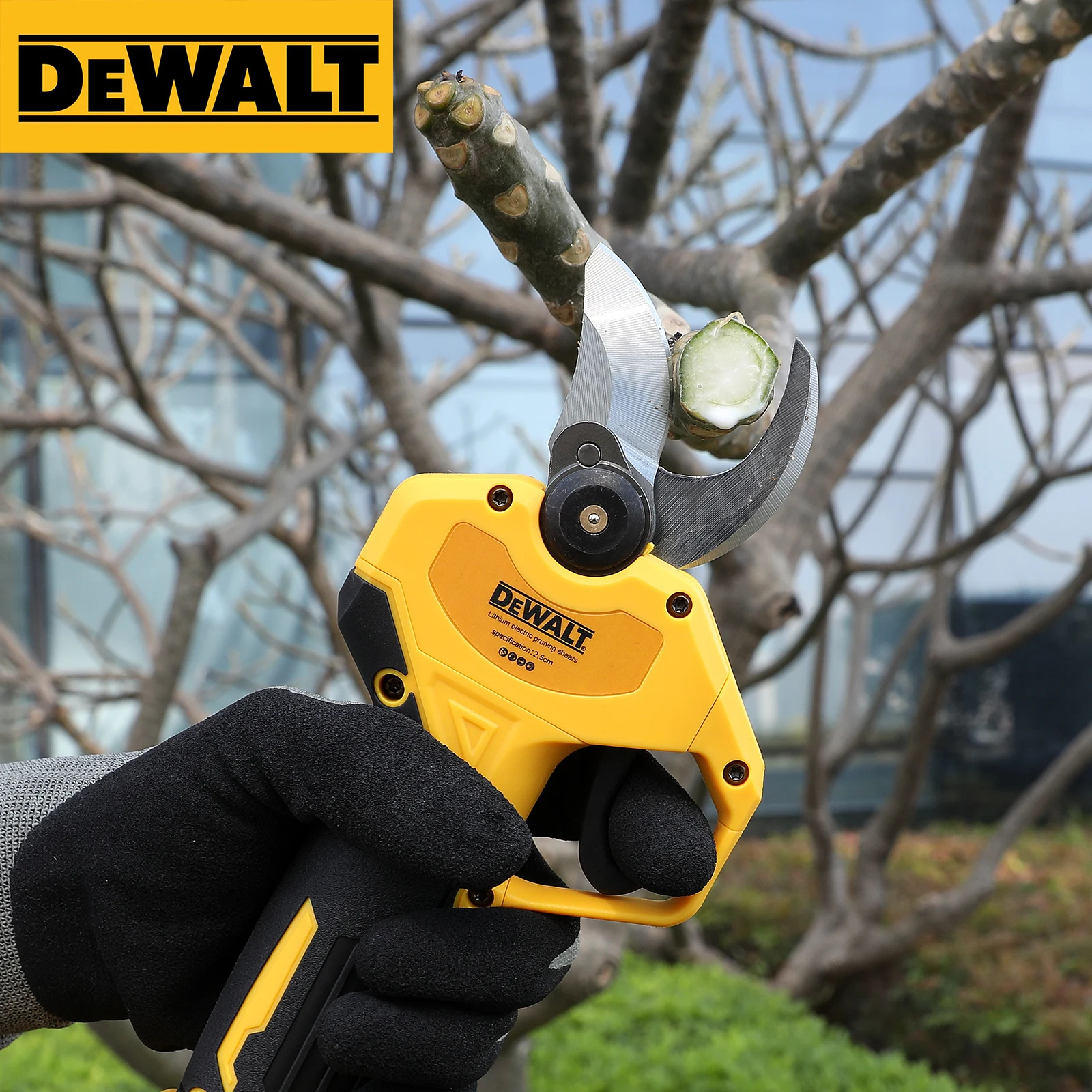DEWALT MPP569 20V Electric Branch Pruner SK5 Sharp Blade 2.5cm Cutting Capacity 1500W Household Garden Plant Pruning Power tools