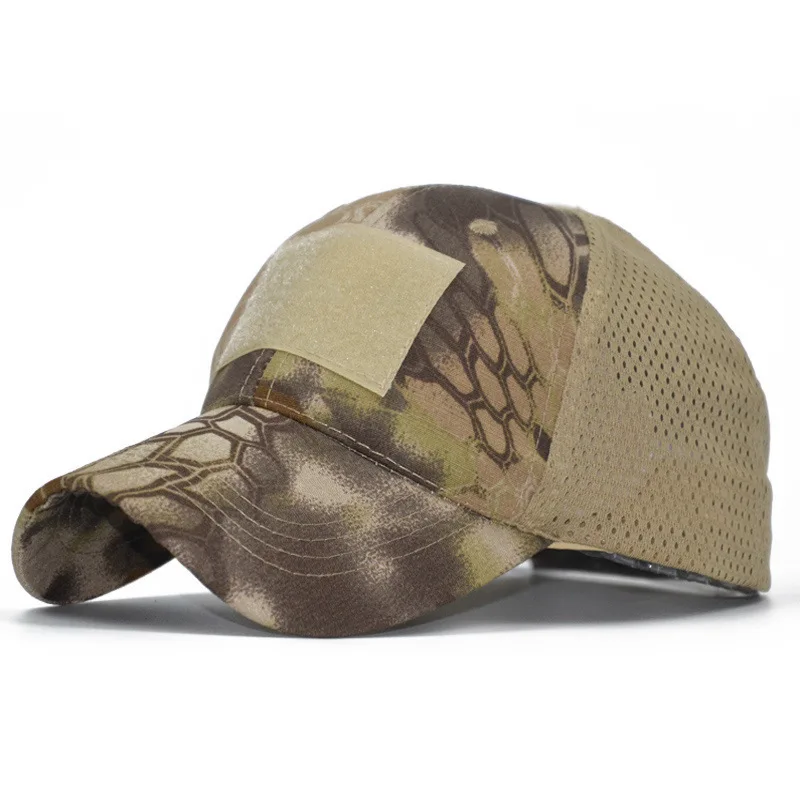 Military Enthusiast Outdoor Python Pattern Camouflage Mesh Men s Tactical Baseball Cap Special Forces