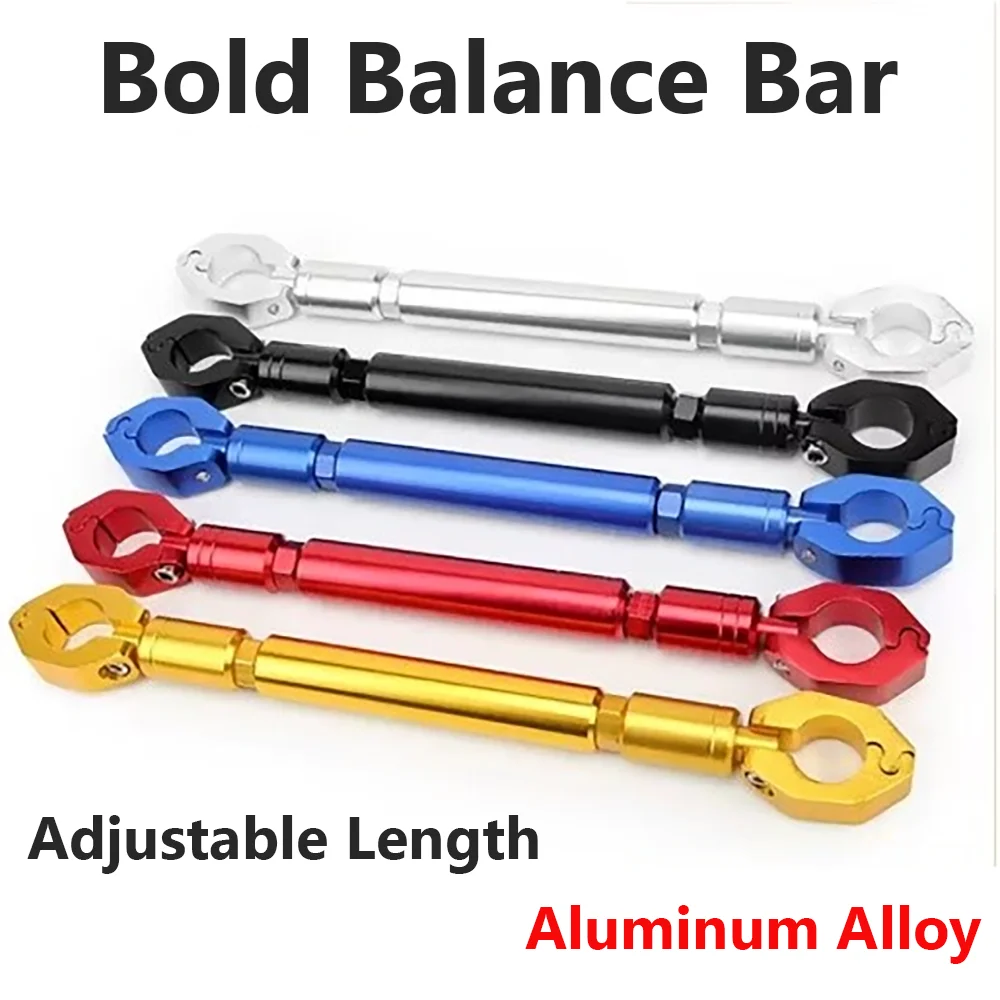Motorcycle Handlebar Handle Grip Adjustable Crossbar Balance Bracket Regulator Steering Wheel Reinforce 22mm Replacement