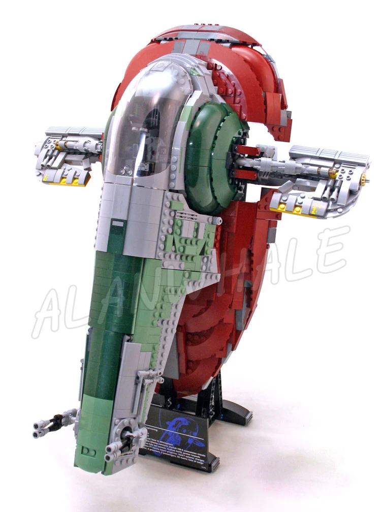 1996pcs Star Slave I Spaceship Bounty-hunting Aadventures Rotating Cockpit wing 05037 Building Blocks Toy Compatible With Model