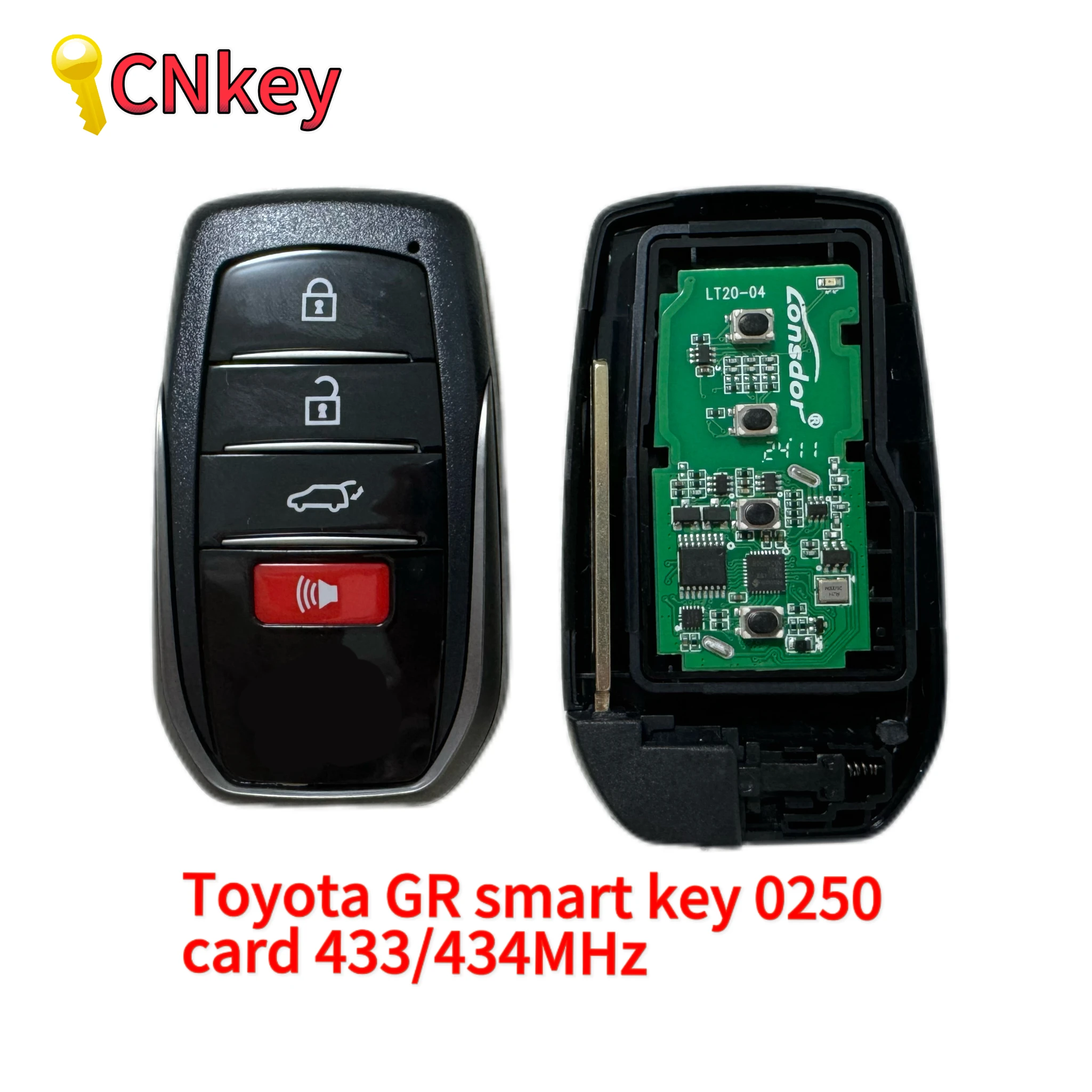

Смарт-ключ Toyota GR 0250 карта 433/434 МГц