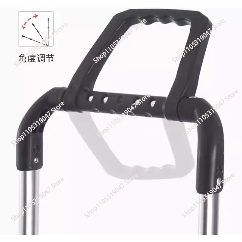 Aluminum alloy shopping cart rotating handle folding staircase climbing cart