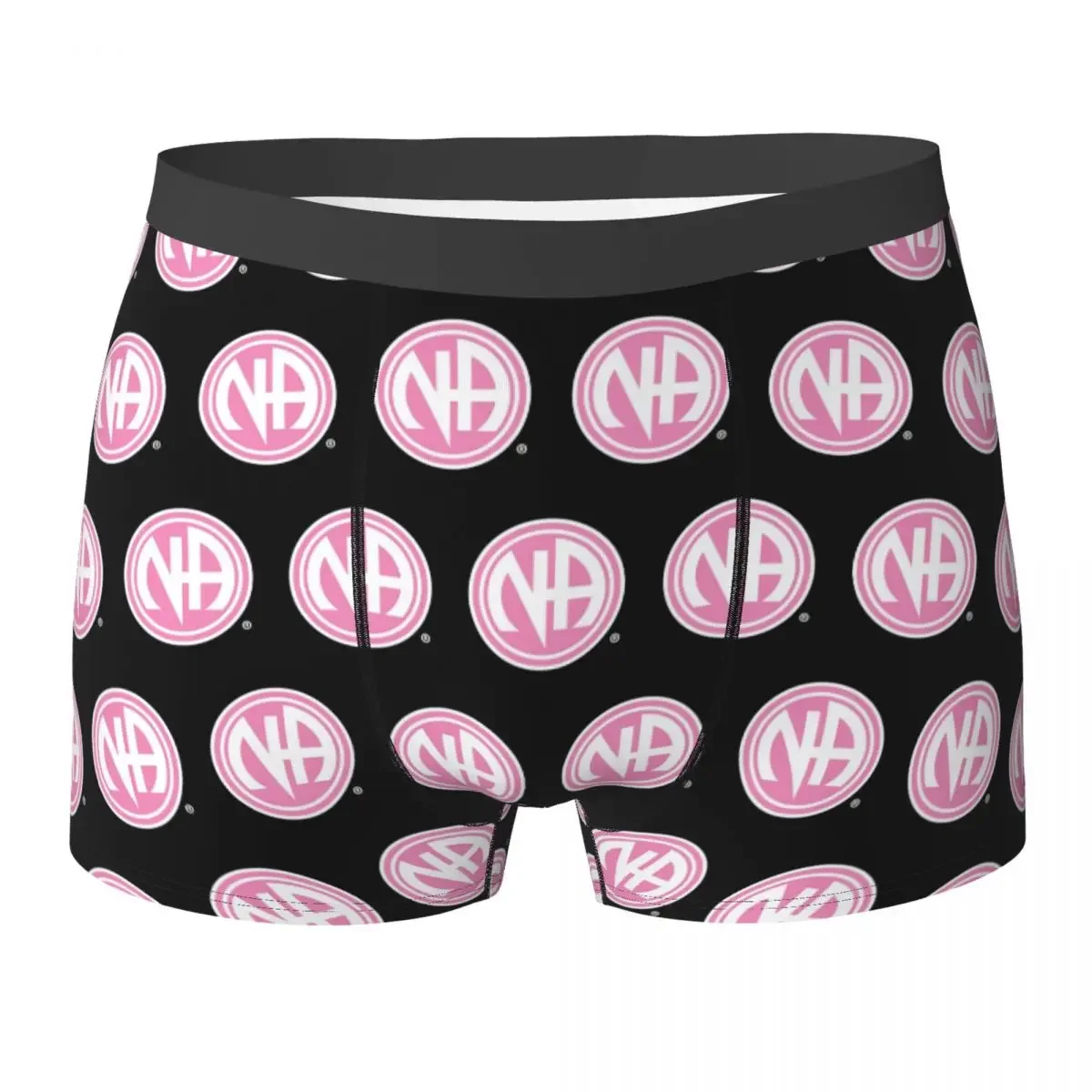 Boxer Underpants Shorts NA - Narcotics Anonymous Panties Men Comfortable Underwear for Homme Man Boyfriend Gifts