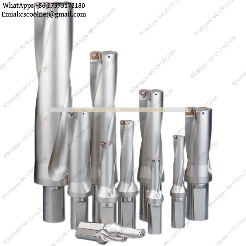SP 2D 3D 4D 5D SPMG Insert Series Indexable Drill Bit U Drill 10mm-50mm Metal Working Machinery Lathe CNC Cooling