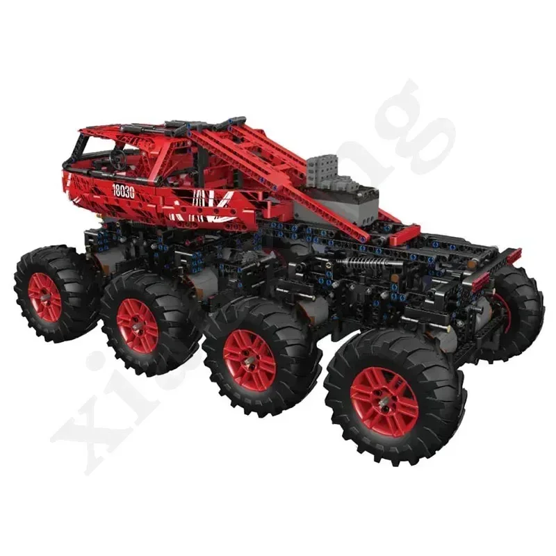 Mold King 18030 Technology Electric Remote Control Hill Truck Building Blocks MOC Building Blocks Children's Christmas Gift Toys