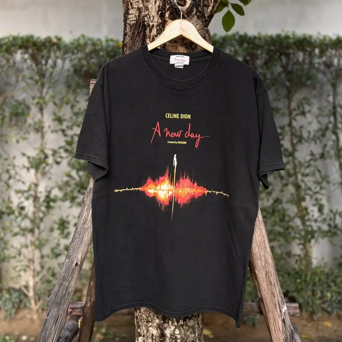 Celine Dion Metallisches Lustiges Großbedrucktes Baumwoll-Herren-T-Shirt Kurzarm-T-Shirts Titanic-Film Hipster-Oberteile – Detail 6