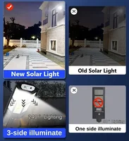 30000LM Solar LED Lights Outdoor Solar Lights Of Motion Sensor 3 Modes Waterproof IP65 Solar Garden Light Street Yard Lantern 3