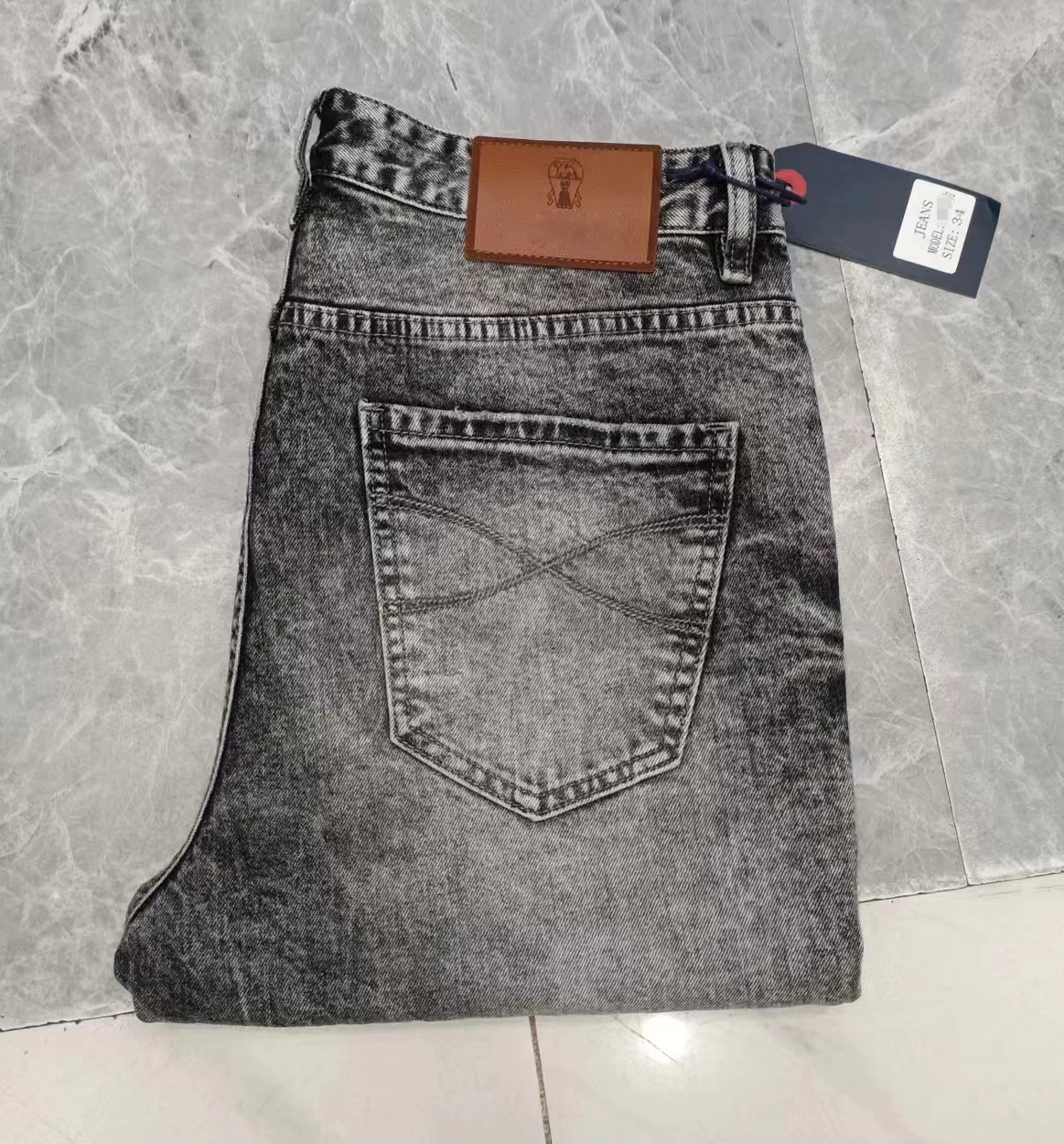 Billion BLKA CPTG Jeans da uomo in cotone spesso 2025 autunno inverno nuovi comodi pantaloni lunghi elastici casual di alta qualità 30-42