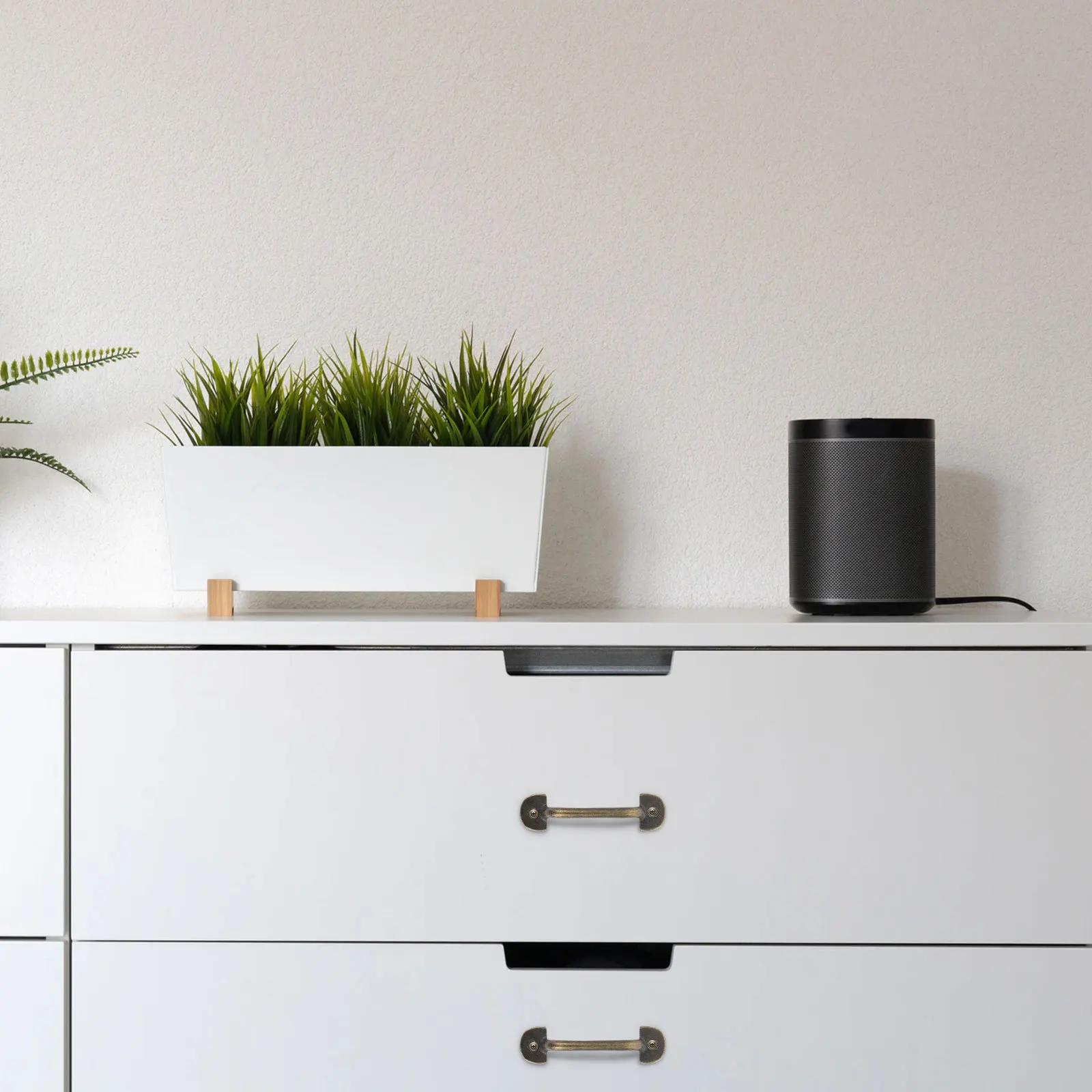 

1Set Drawer Pulling Handle Zinc Alloy Cabinet Knobs for Wardrobe Cupboard Closet Practical Handle Decor