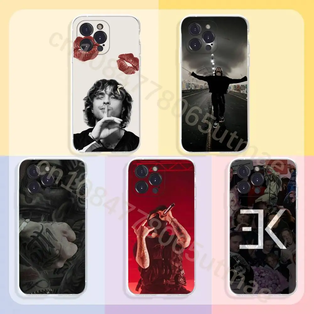 Singer E-Egor Kreed Phone Cases For iPhone17,16,15,14,13,12,11,Pro,Max,Plus Luxury Camera Protection Plastic