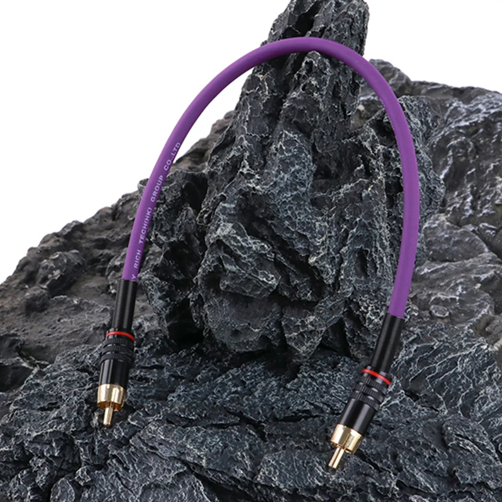 RCA Male to Male Stereo Jack Audio Extension Cable Interconnect Shielded Cord for Home Theater,Hi-Fi Systems,Car Audio,Speaker