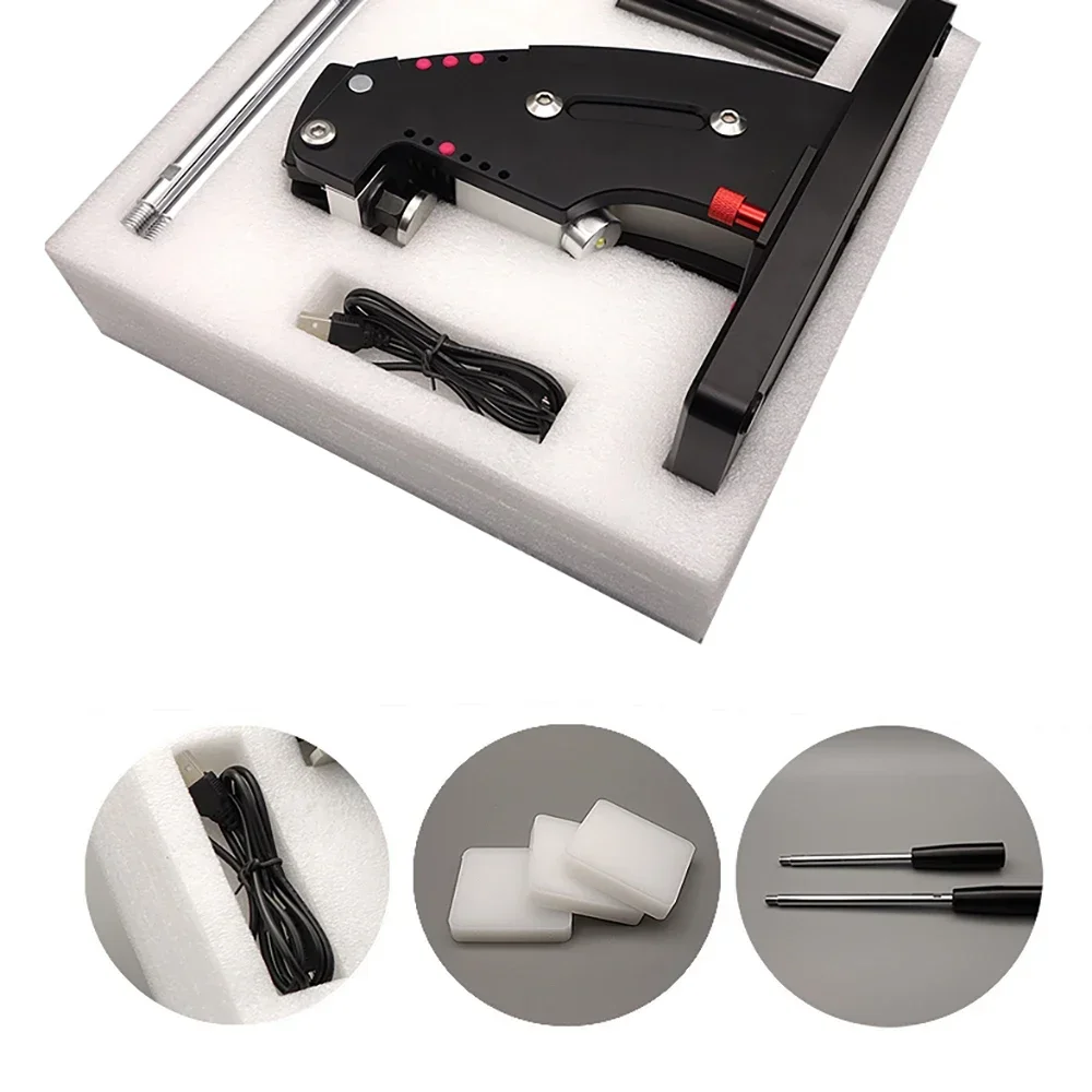 Leather Manual Punch Press Machine DIY Handmade Leather Adjustable Beating Cutting Punching Machine Hole Puncher