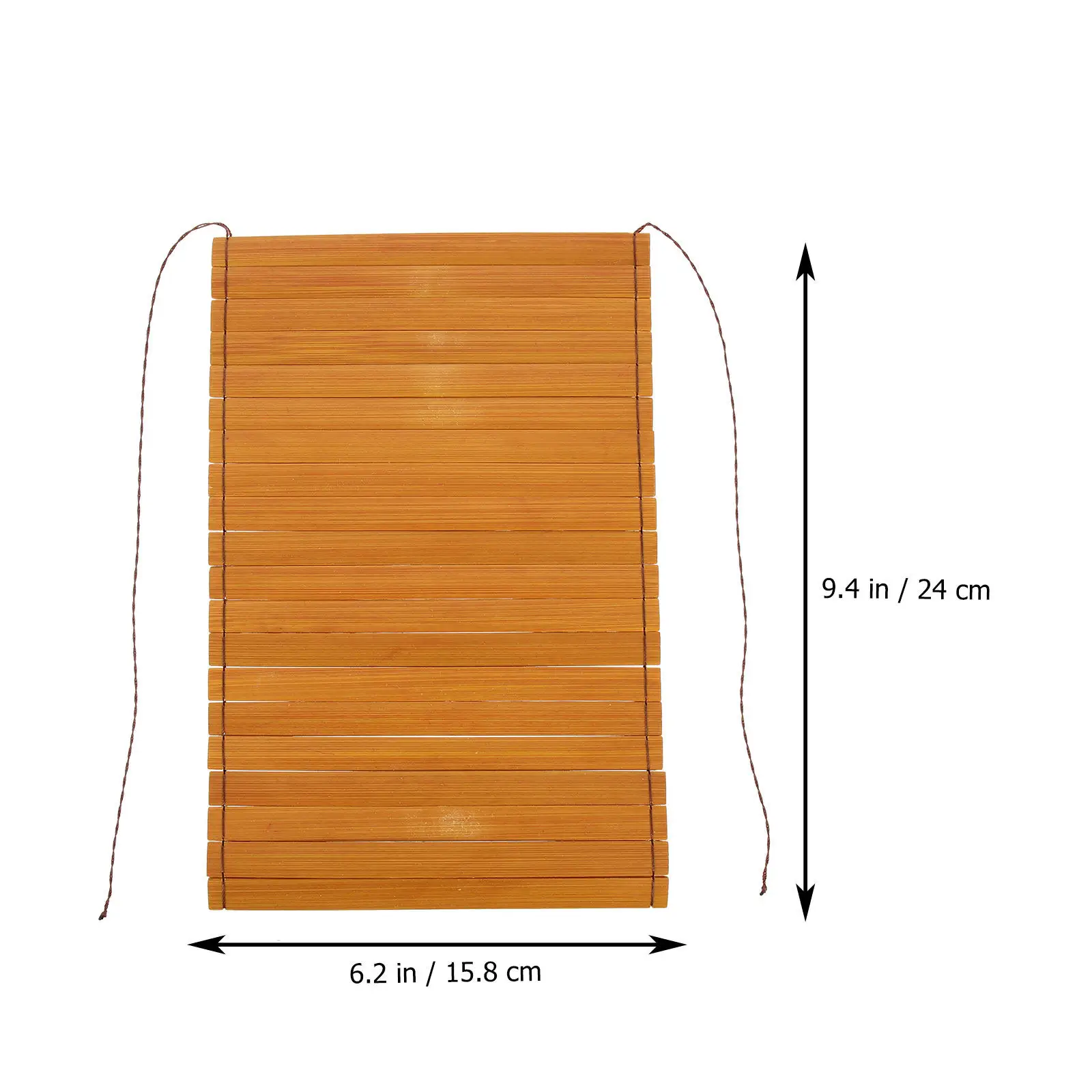 Blank Bamboo Sheet High-Class Bamboo Slips Rounded Edges Thermal Pad Home Decoration DIY Handmade Accessory Cup Cushion Heat view 6