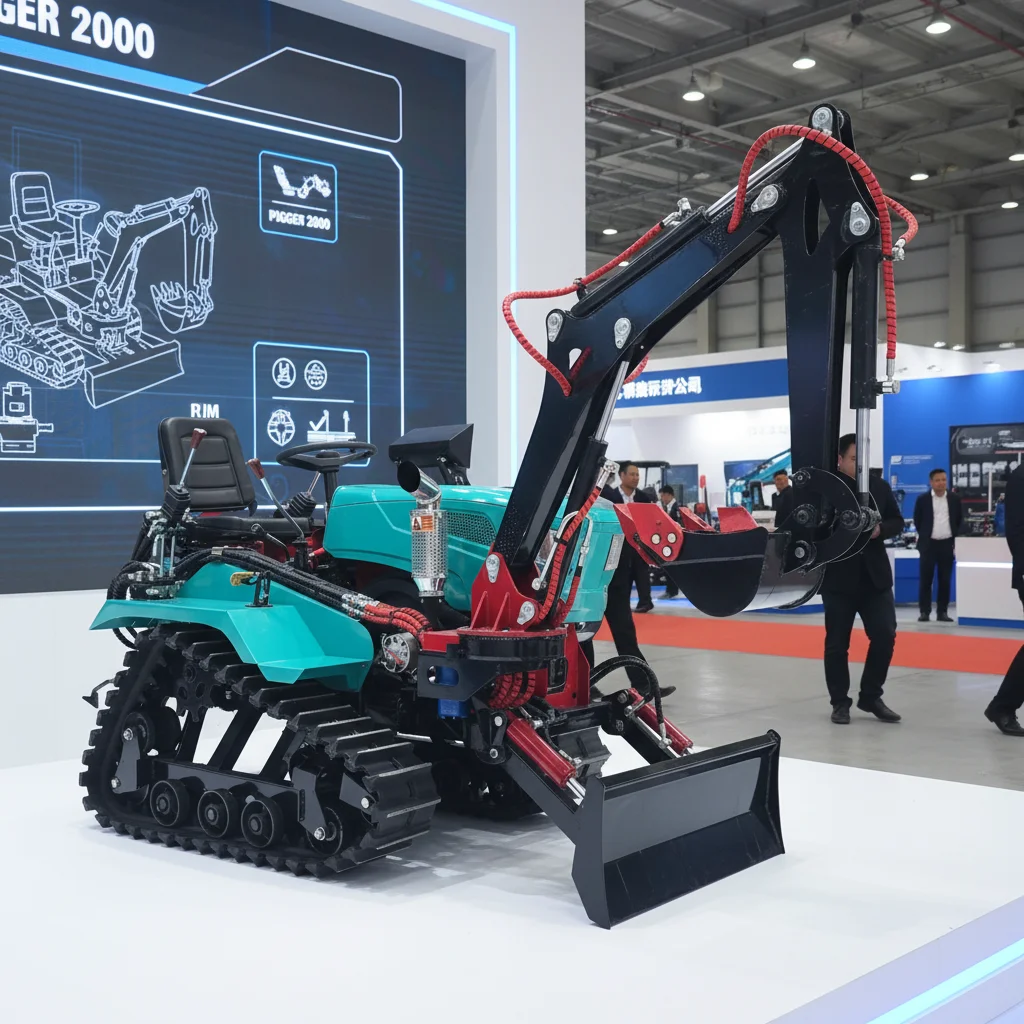 

Customize Epa Certified 35hp Waterproof Mini Crawler Tractor Agricultural Track Tractor With Loader Digger Plow Trencher