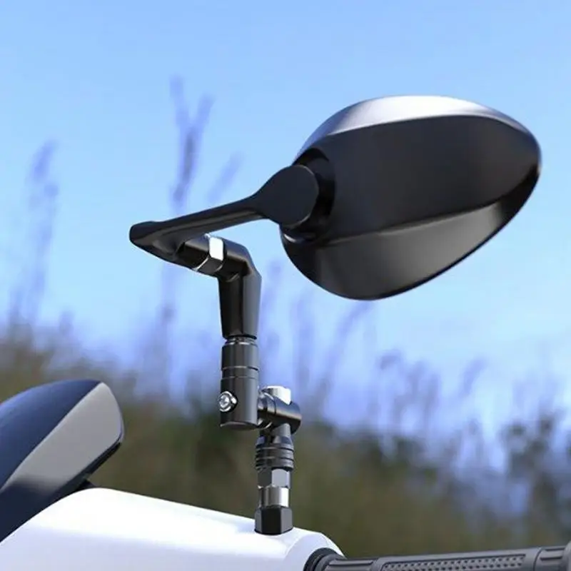 

Motorcycle Mirror Mounts Adjustable Rearview Mirror Mount Powersports Handlebar Accessories For Men Women Family Outdoor Fitness