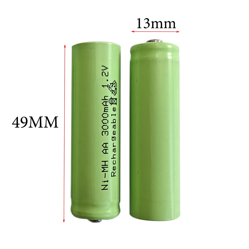 Batería recargable de Ni-MH para juguetes, pilas AA de 3000mAh y 1,2 V con mando a distancia, pilas AA de 1,2 v y 3000mah