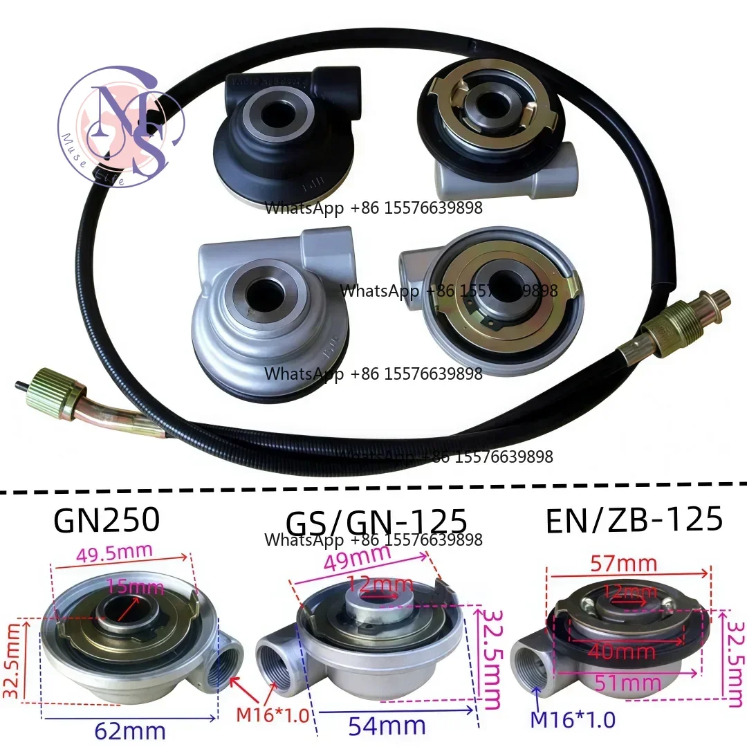 ZOCI-FOR-Motorcycle Odometer Cable Gear For GS125 GN250 EN150 Replacement Parts