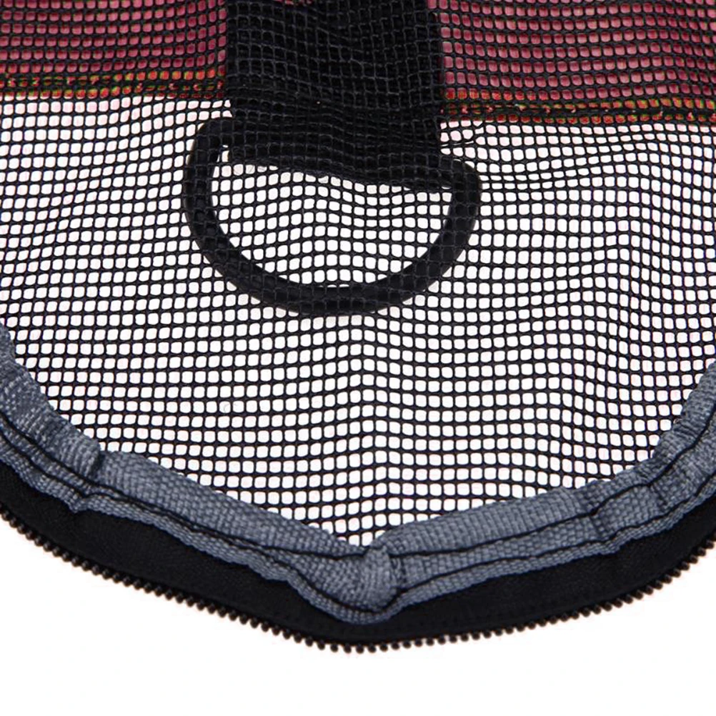 

Portable Pet Carrier Bag Rose Red Size S Folding Breathable Mesh Pet Travel Backpack Handbag for Puppy Cat Outdoor